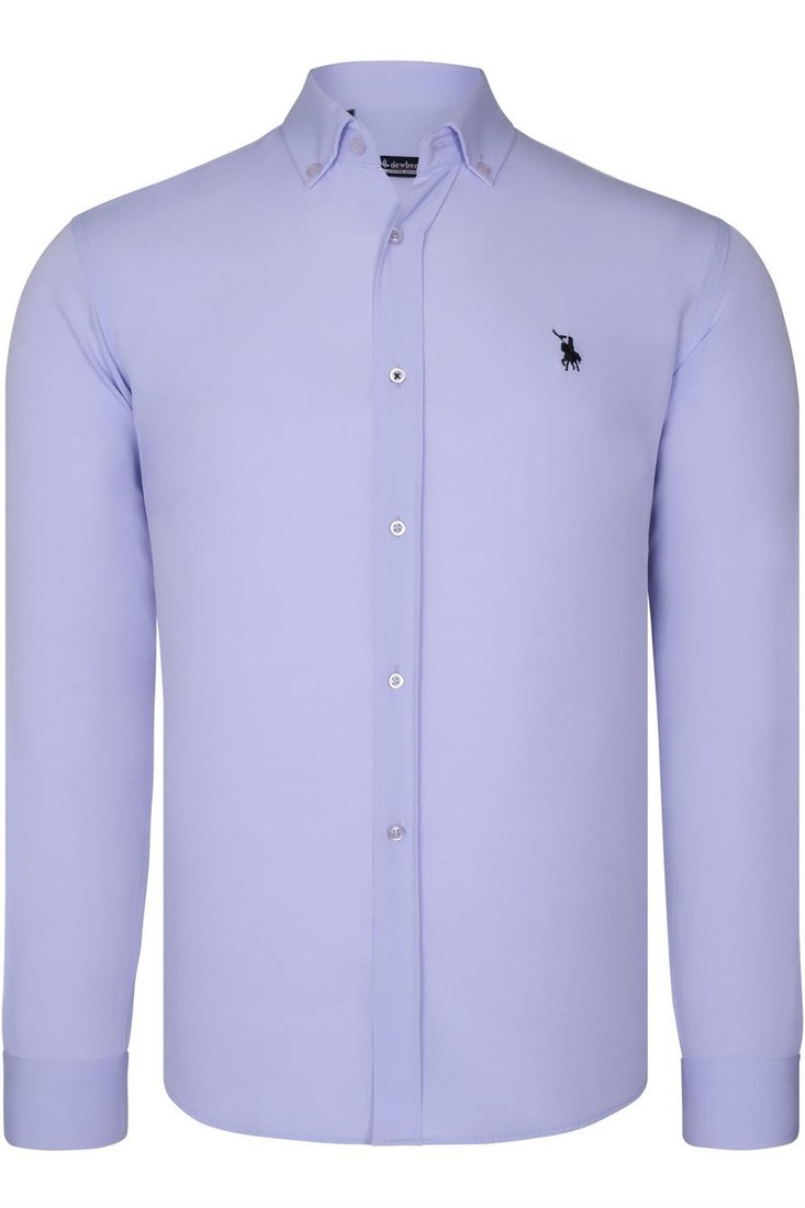 G725 DEWBERRY MENS SHIRT-LILAC