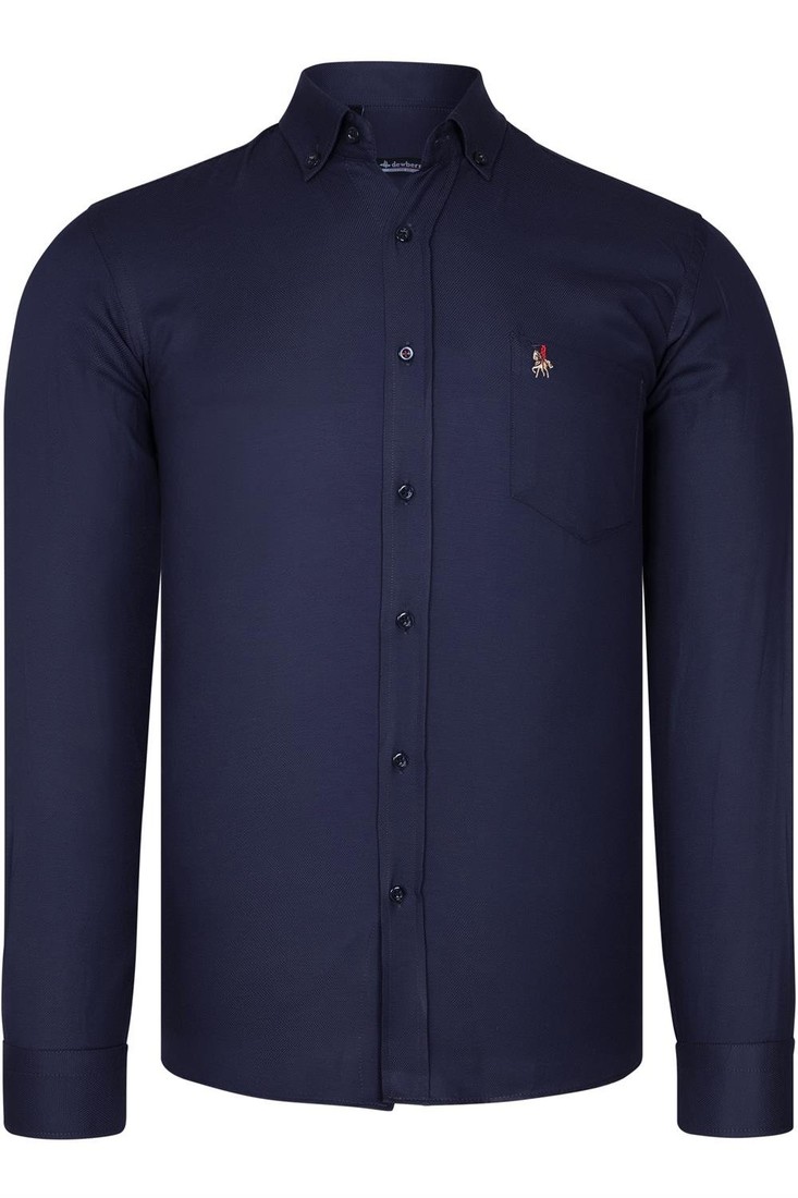 G785 DEWBERRY MENS SHIRT-NAVY BLUE