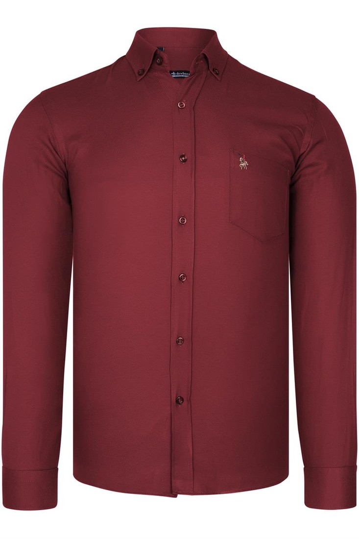 G785 DEWBERRY MENS SHIRT-BURGUNDY