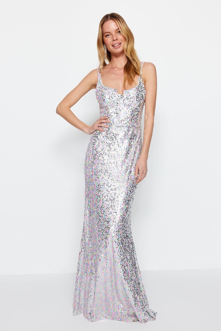 Trendyol Evening &; Prom Dress - Multicolored - Mermaid