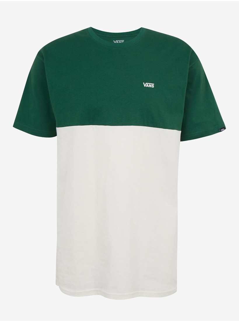 White-green men's T-shirt VANS Colorblock - Men