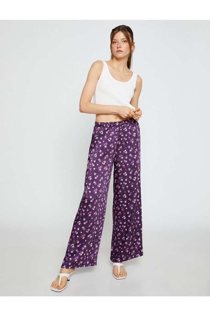 Koton Pants - Purple - Relaxed