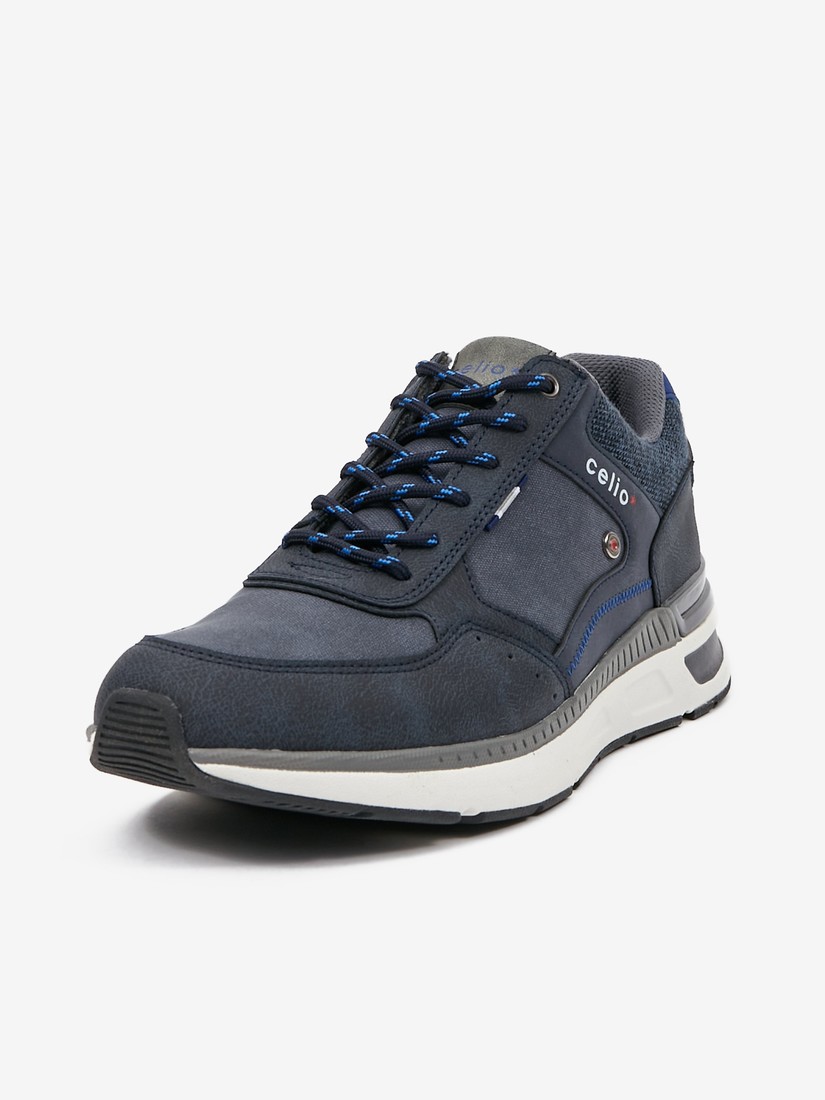Celio Dark Blue Leisure Sneakers - Men