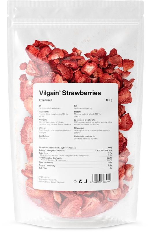 Vilgain Jahody lyofilizované 100 g