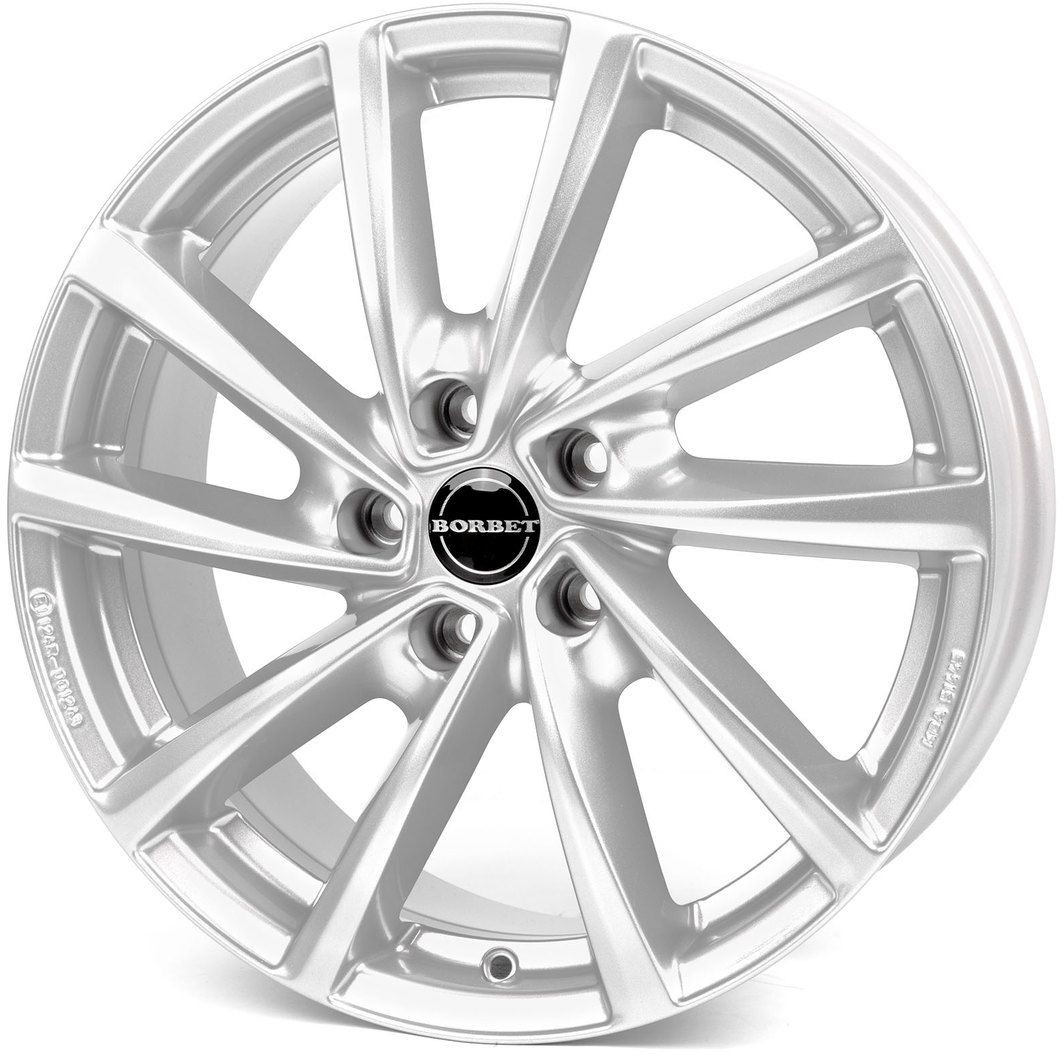 Borbet V - kristalovo strieborny 7 17 5x112 ET49