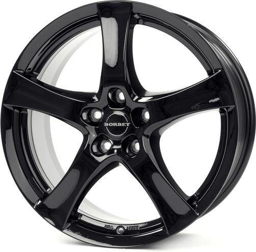 Borbet F - cierny leskly 6.5 16 5x112 ET38
