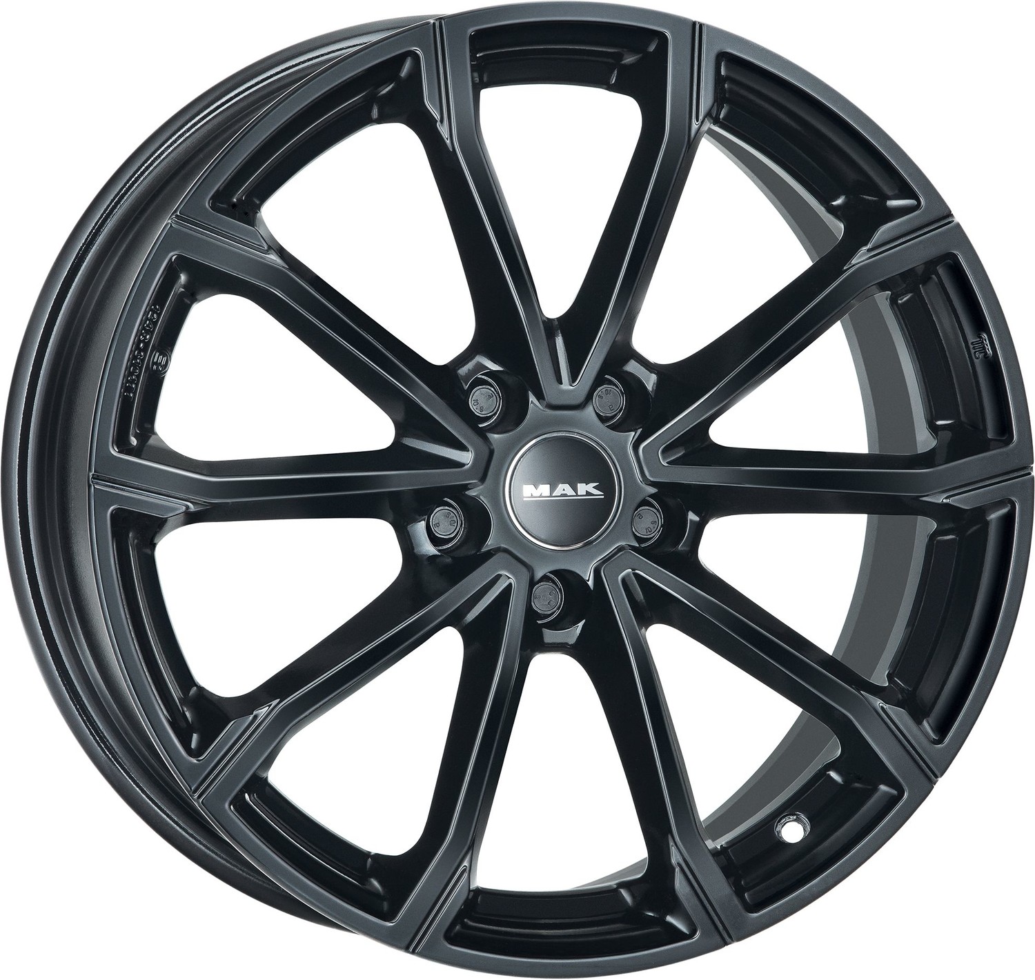 Mak DaVinci farba: GLOSS BLACK 6.5 16 5x108 ET47.5