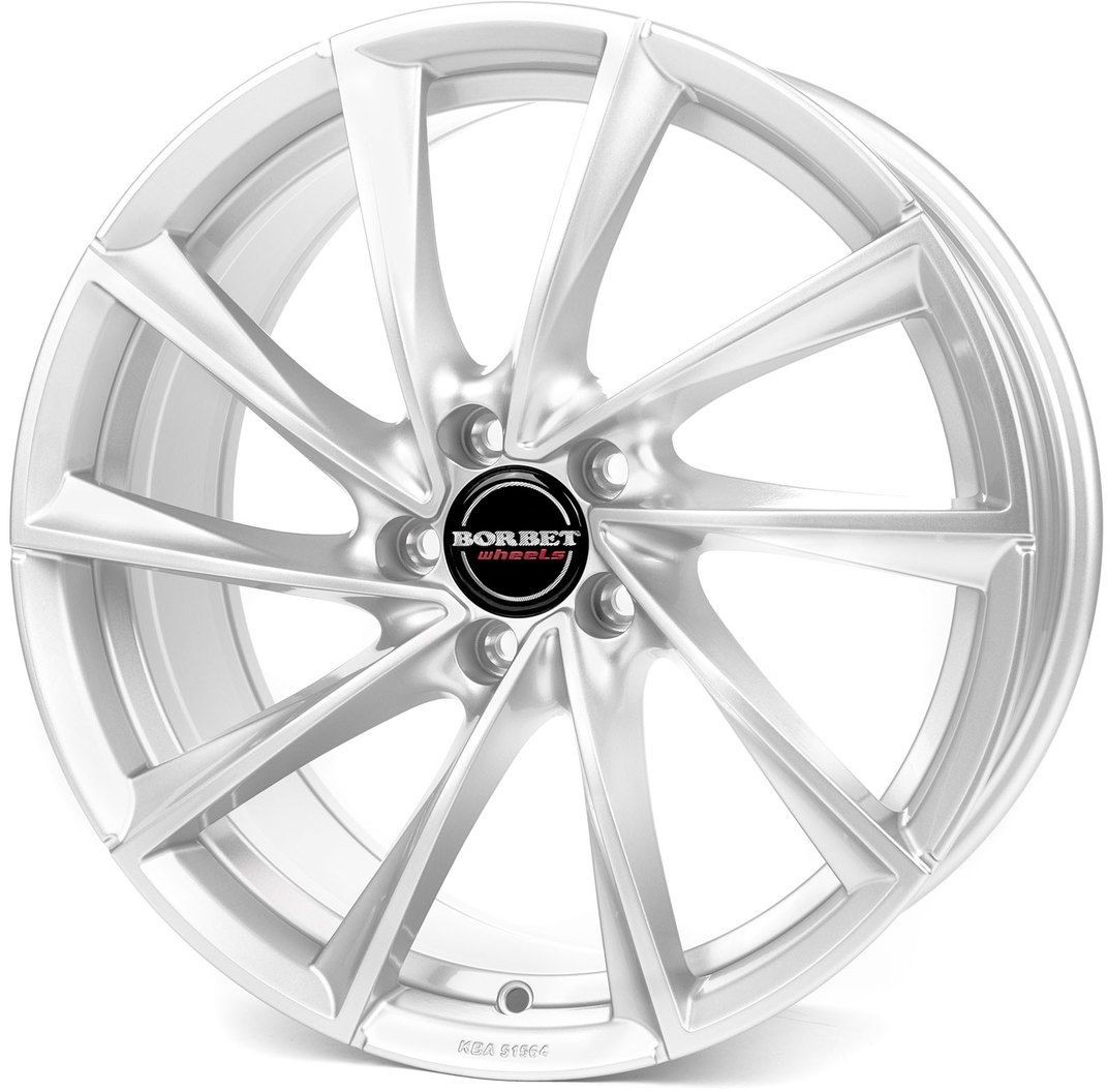 Borbet VTX - briliantovo strieborny 8 18 5x108 ET45