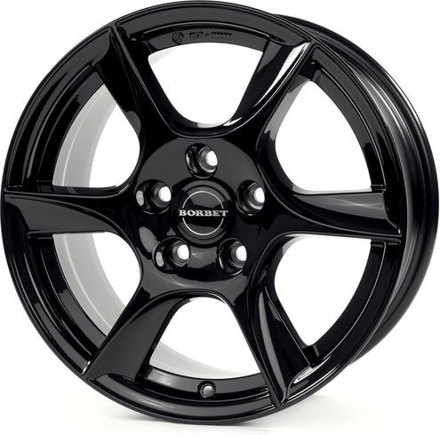 Borbet TL - cierny leskly 5.5 15 5x100 ET38