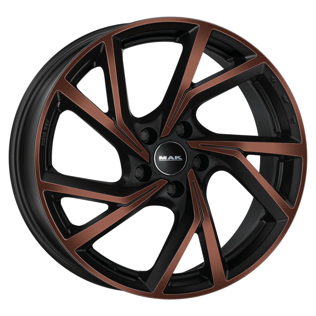 Mak KASSEL farba: BLACK & BRONZE 8 19 5x112 ET40