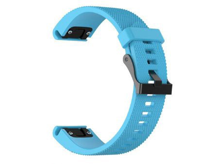 eses Silikónový remienok pre Garmin - Modrý, QuickFit 20 mm