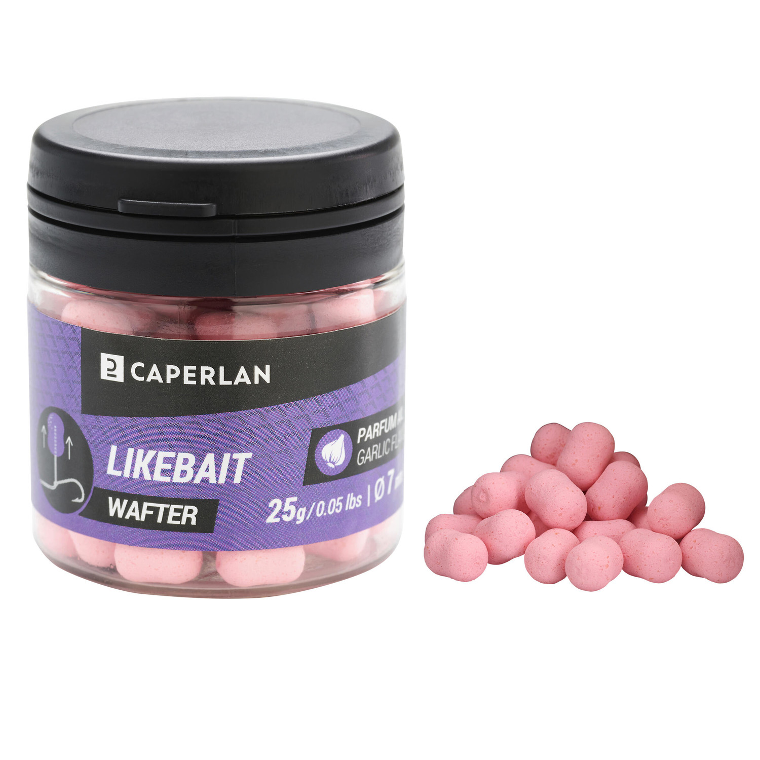 Nástrahy Likebait Dumbell wafter cesnak 25 g