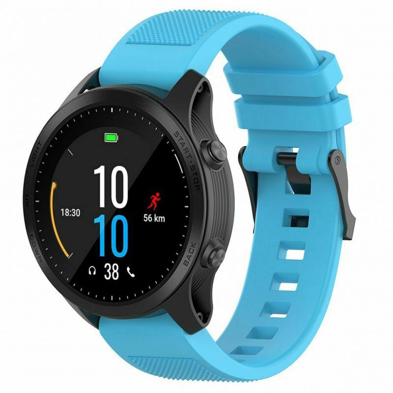 eses Silikónový remienok pre Garmin - Modrý, QuickFit 22 mm