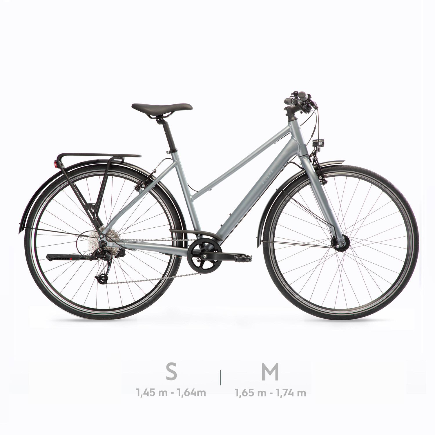 Mestský bicykel LD 500 na dlhé trasy s nízkym rámom