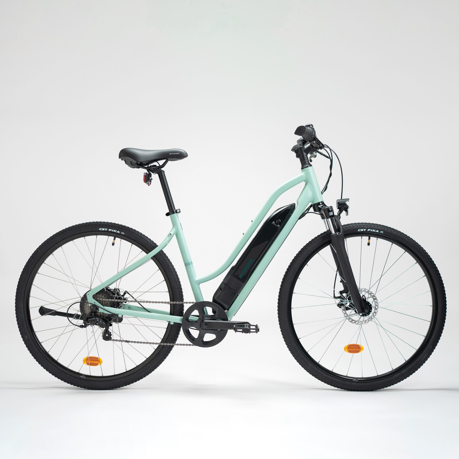 Elektrický trekingový bicykel 100 zelený