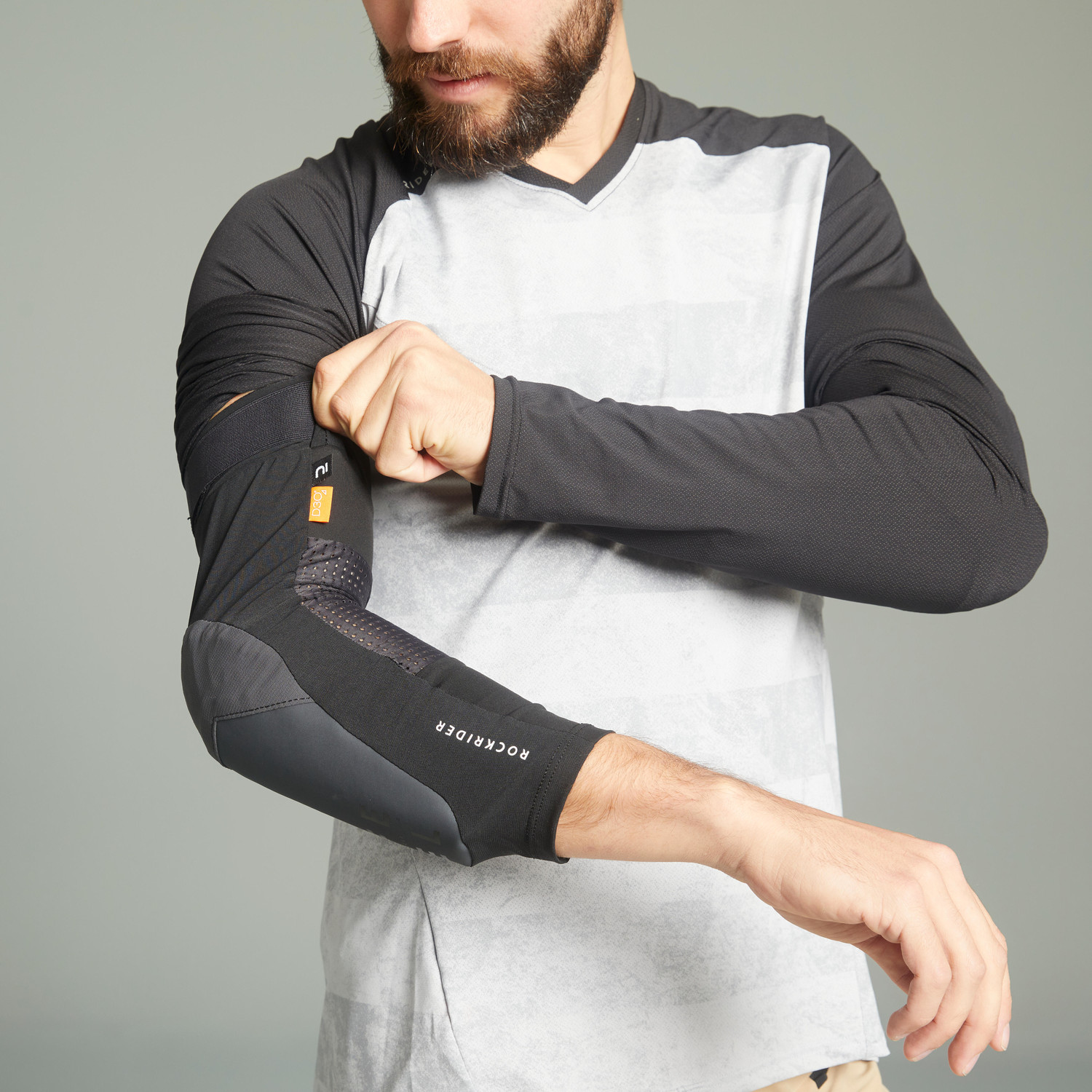 Chrániče lakťov Feel D_Strong D3O® na horskú cyklistiku All-mountain Enduro