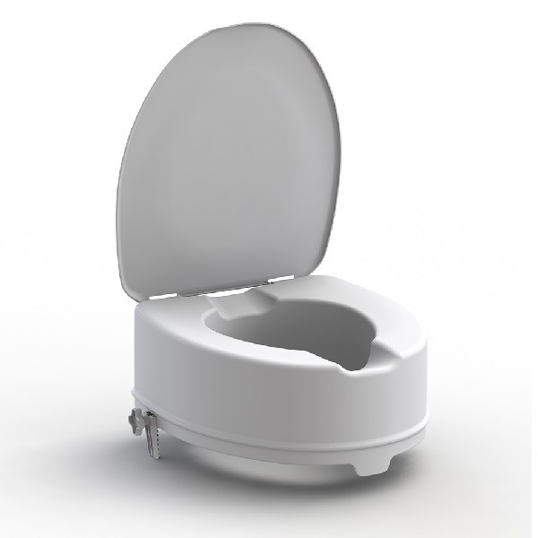 WC zvyšovač s vekom plastový 15 cm KING
