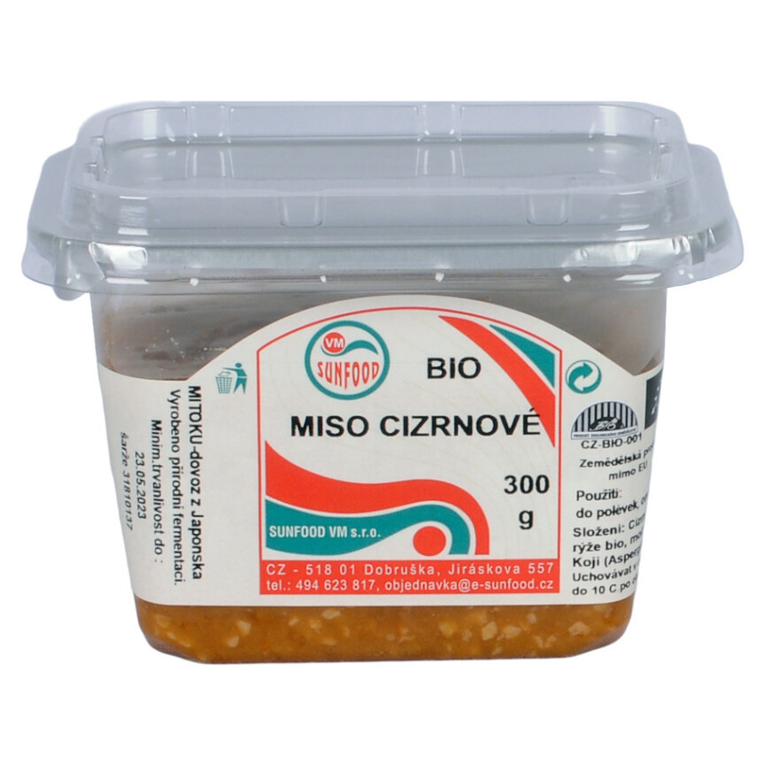 SUNFOOD Miso cícerové BIO 300 g