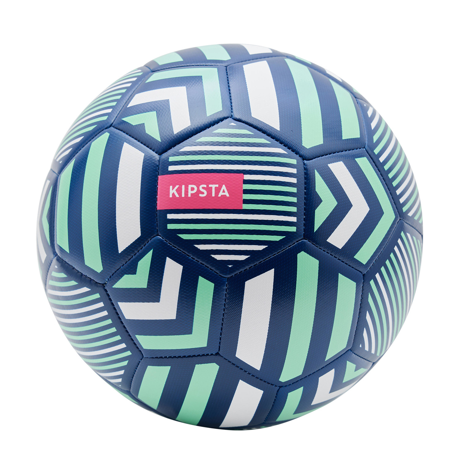 Futbalová lopta pre deti Light Learning Ball veľkosť 5 čierno-zelená