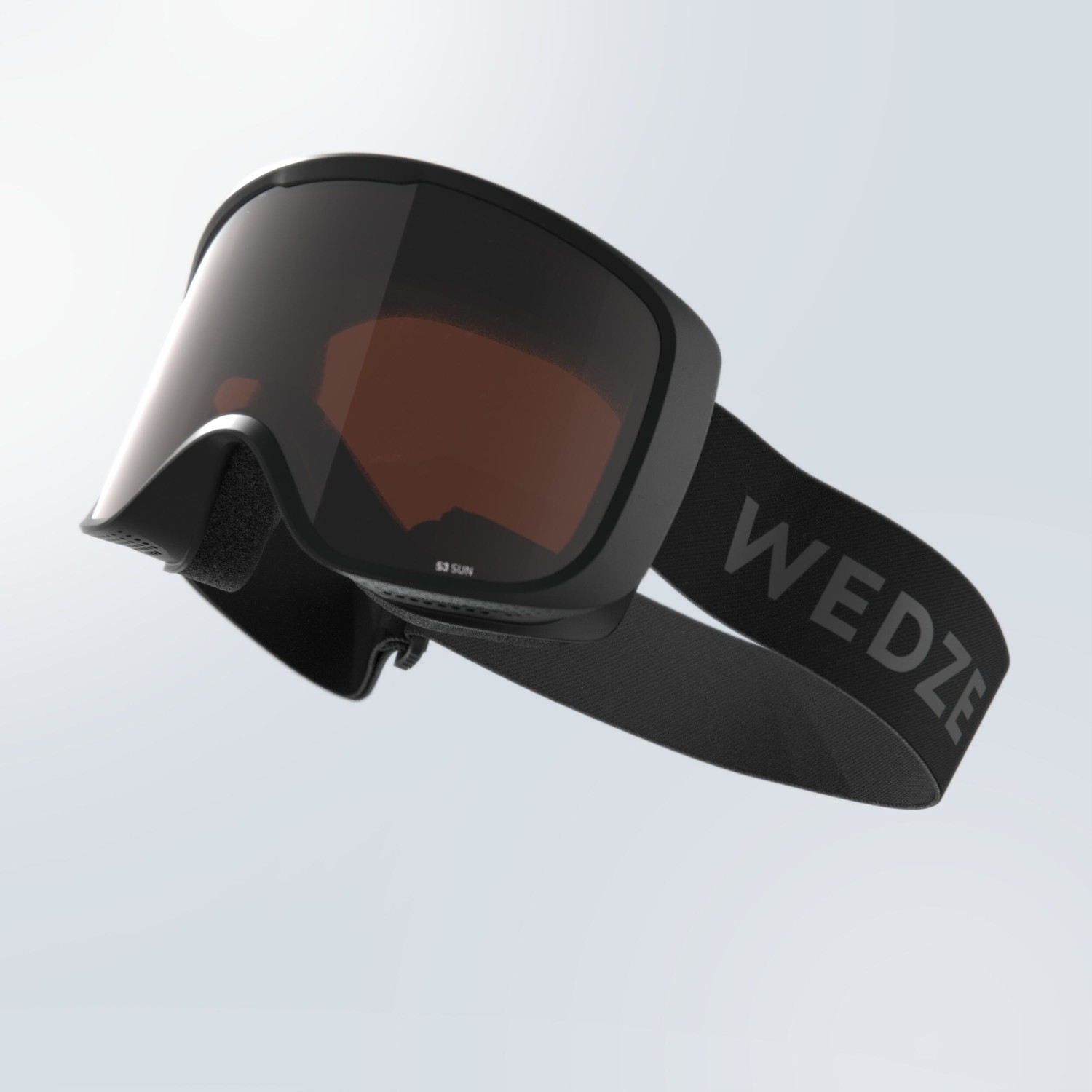 Lyžiarske a snowboardové okuliare G 100 S3 do jasného počasia čierne