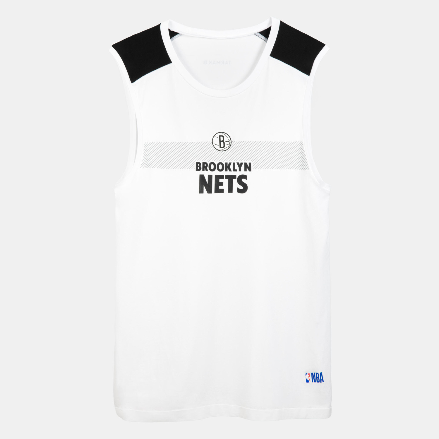 Detské spodné basketbalové tričko UT500 NBA Nets bez rukávov biele