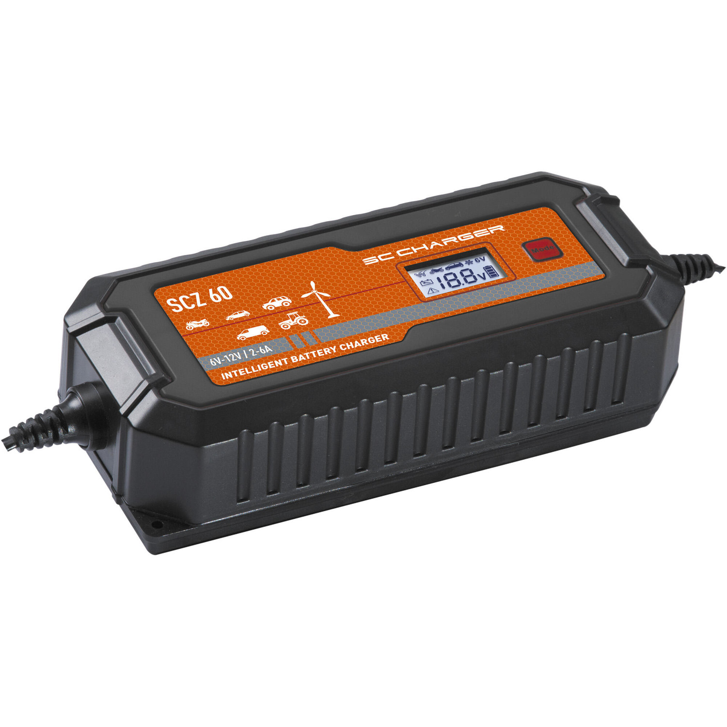 Rybárska nabíjačka SCZ60 (12 V a 6 V)