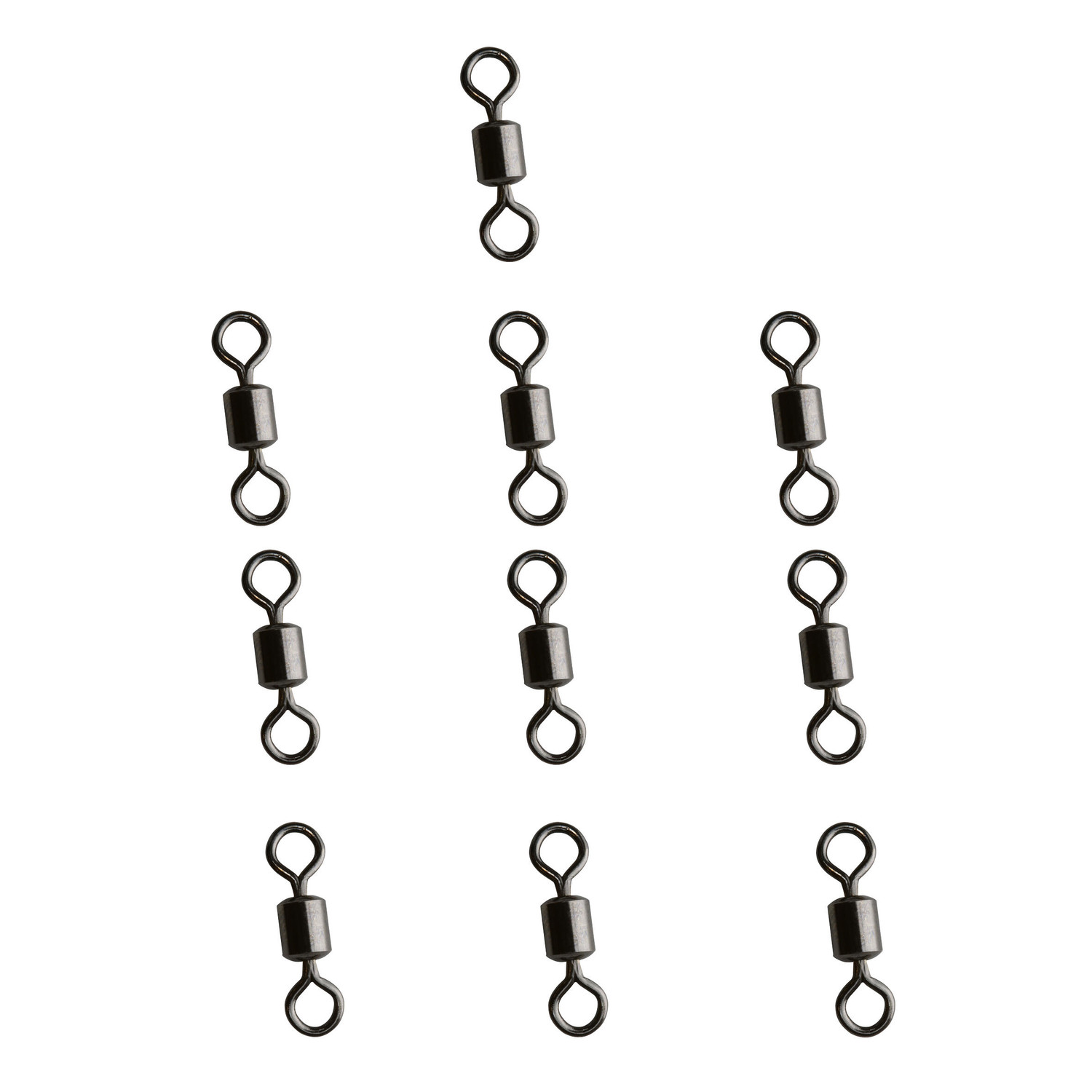 Rybársky obrtlík Rolling black nickel 10 ks
