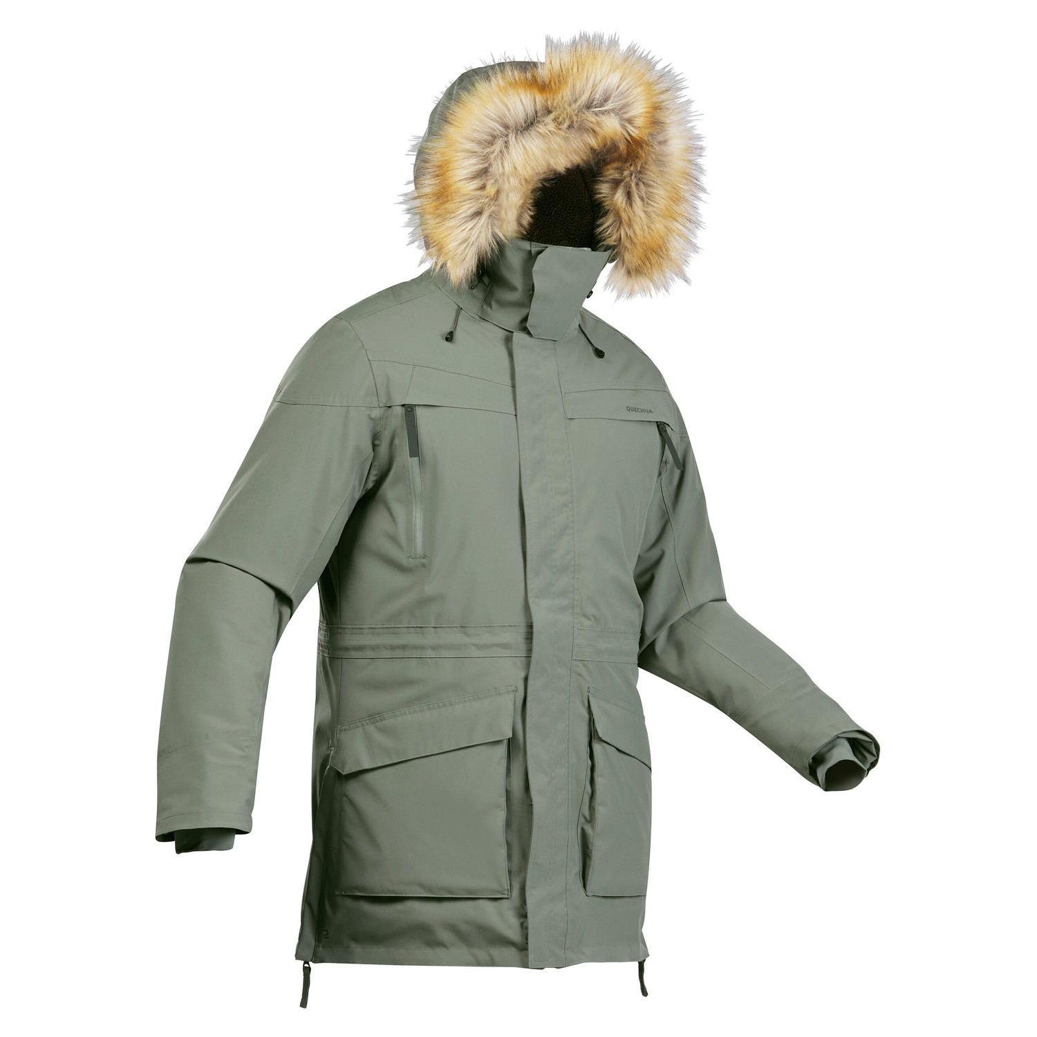 Pánska nepremokavá zimná parka na turistiku SH900 do -20 °C