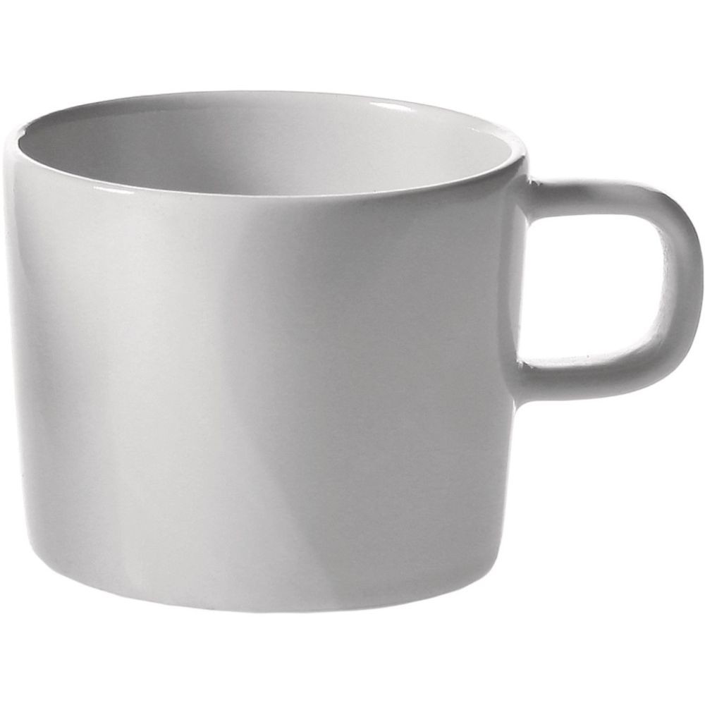 Moka šálka PLATEBOWLCUP Alessi 80 ml biely