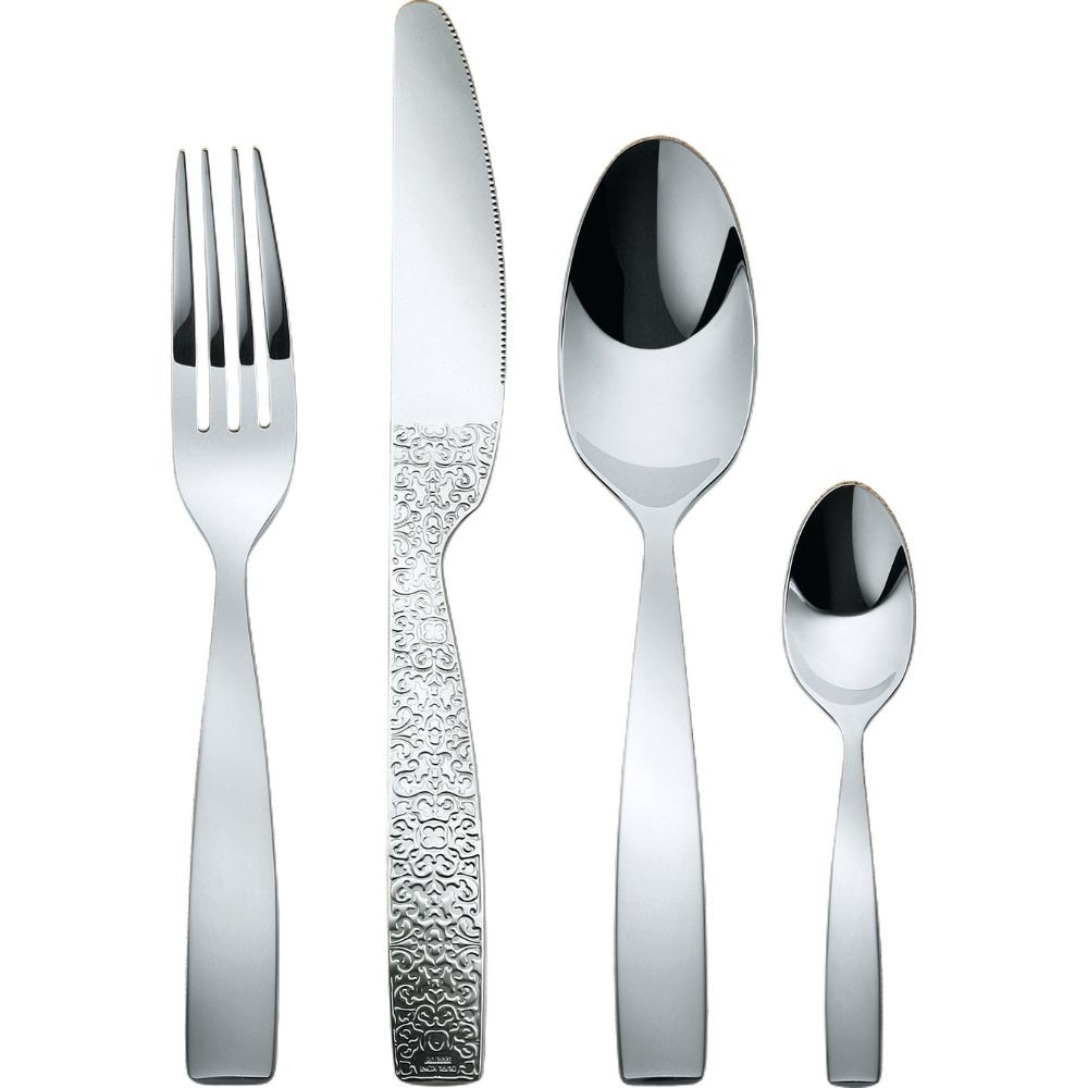 Súprava príborov DRESSED Alessi 24 ks strieborné
