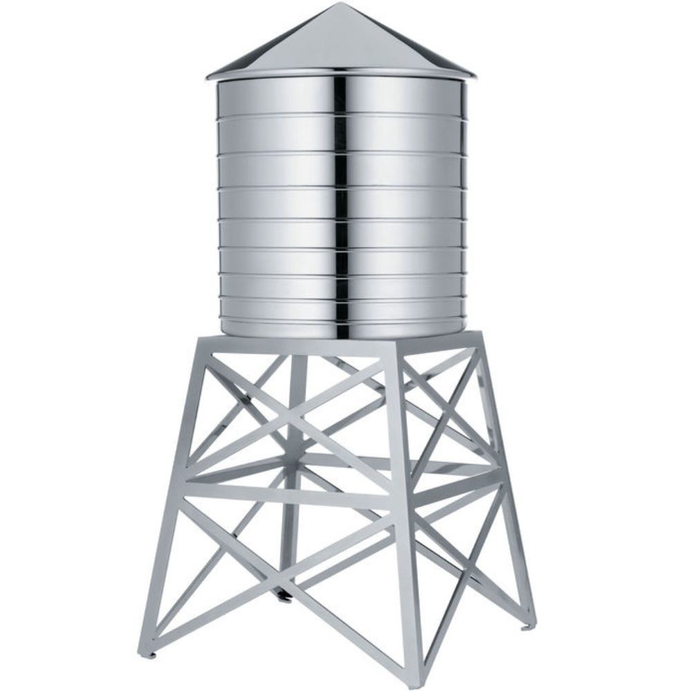 Dóza na potraviny WATER TOWER Alessi 730 ml strieborná