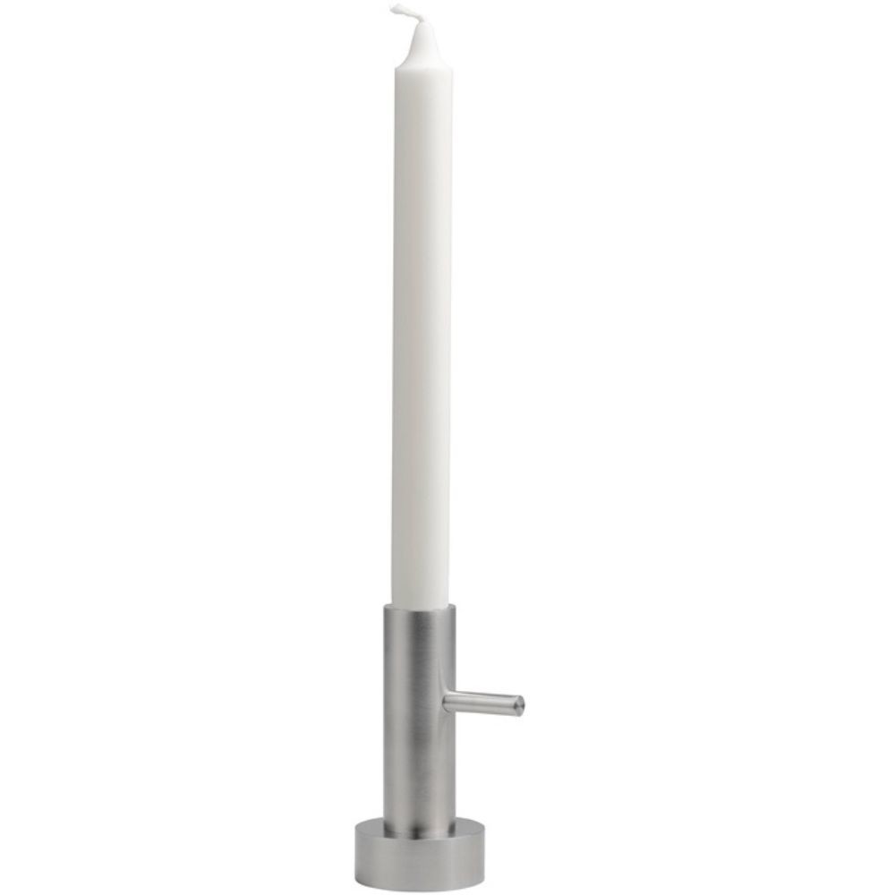 Stojan na sviečku #1 10,5 cm, strieborná, nerezová oceľ, Fritz Hansen