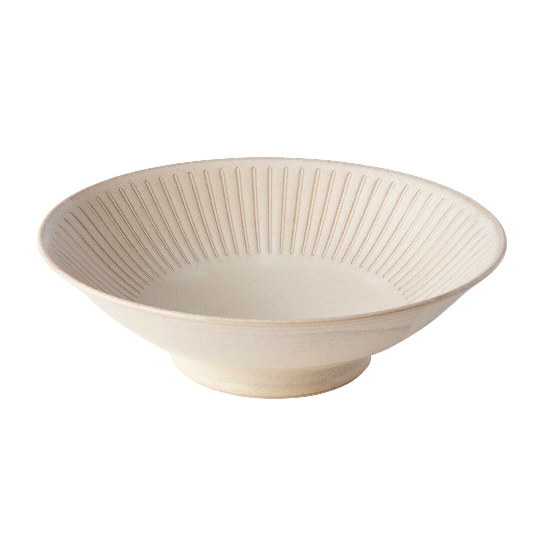 Rameň misa RIDGED ALABASTER 900 ml, krémová, MIJ