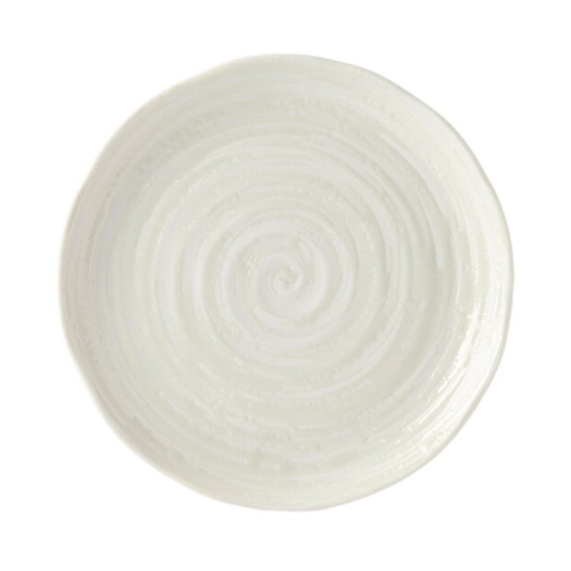 Predjedlový tanier WHITE SPIRAL 21,5 cm, biela, MIJ