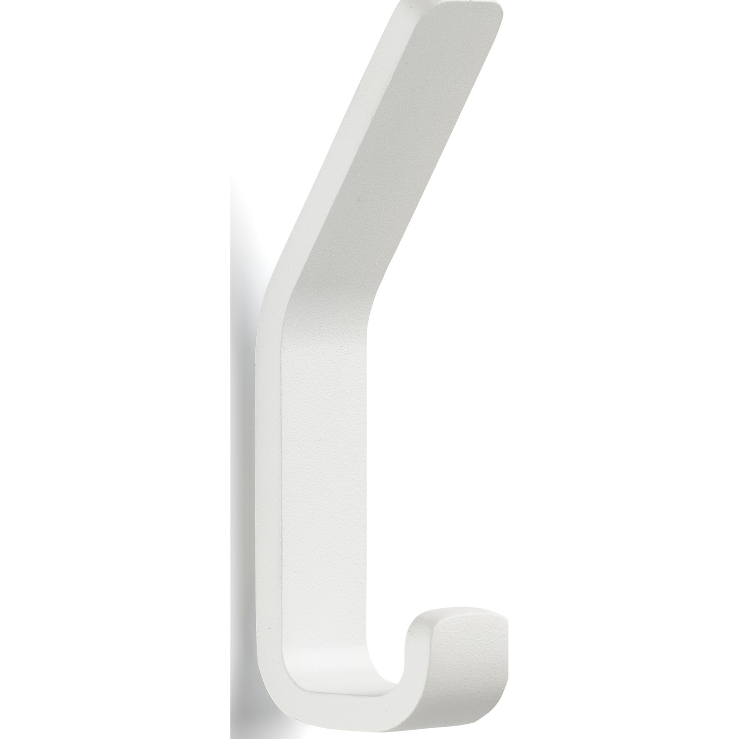Háčik na stenu RIM 11 cm, dvojitý, biela, hliník, Zone Denmark