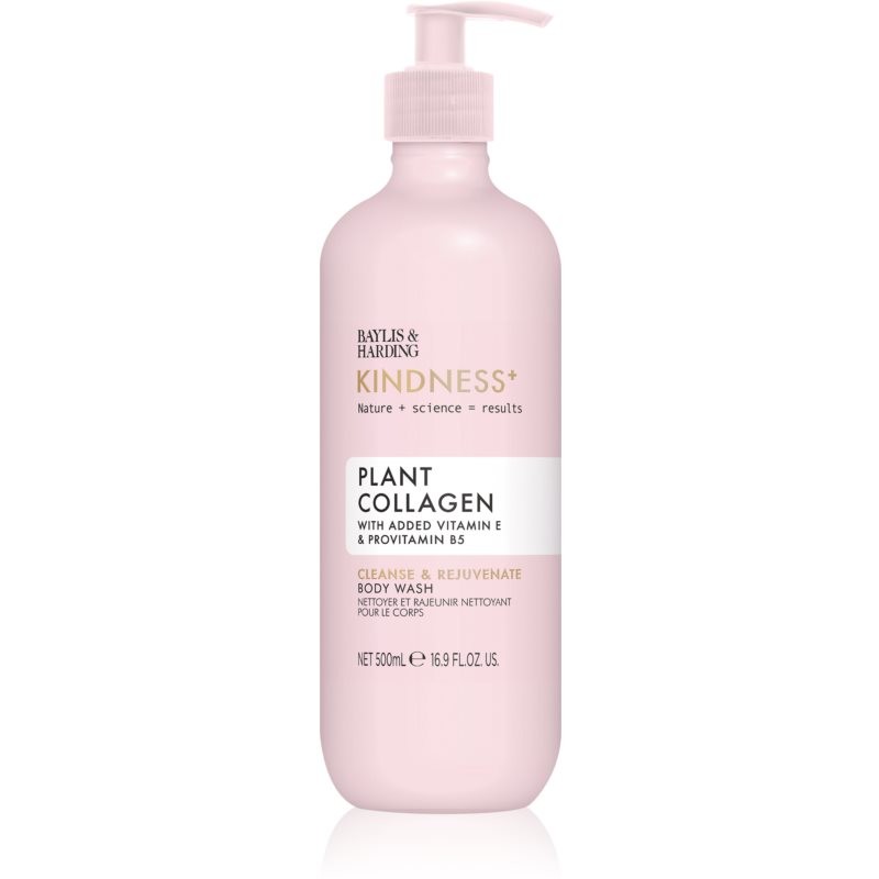 Baylis & Harding Kindness+ Plant Collagen revitalizačný sprchový gél Vône Coconut Milk & Rose Water 500 ml