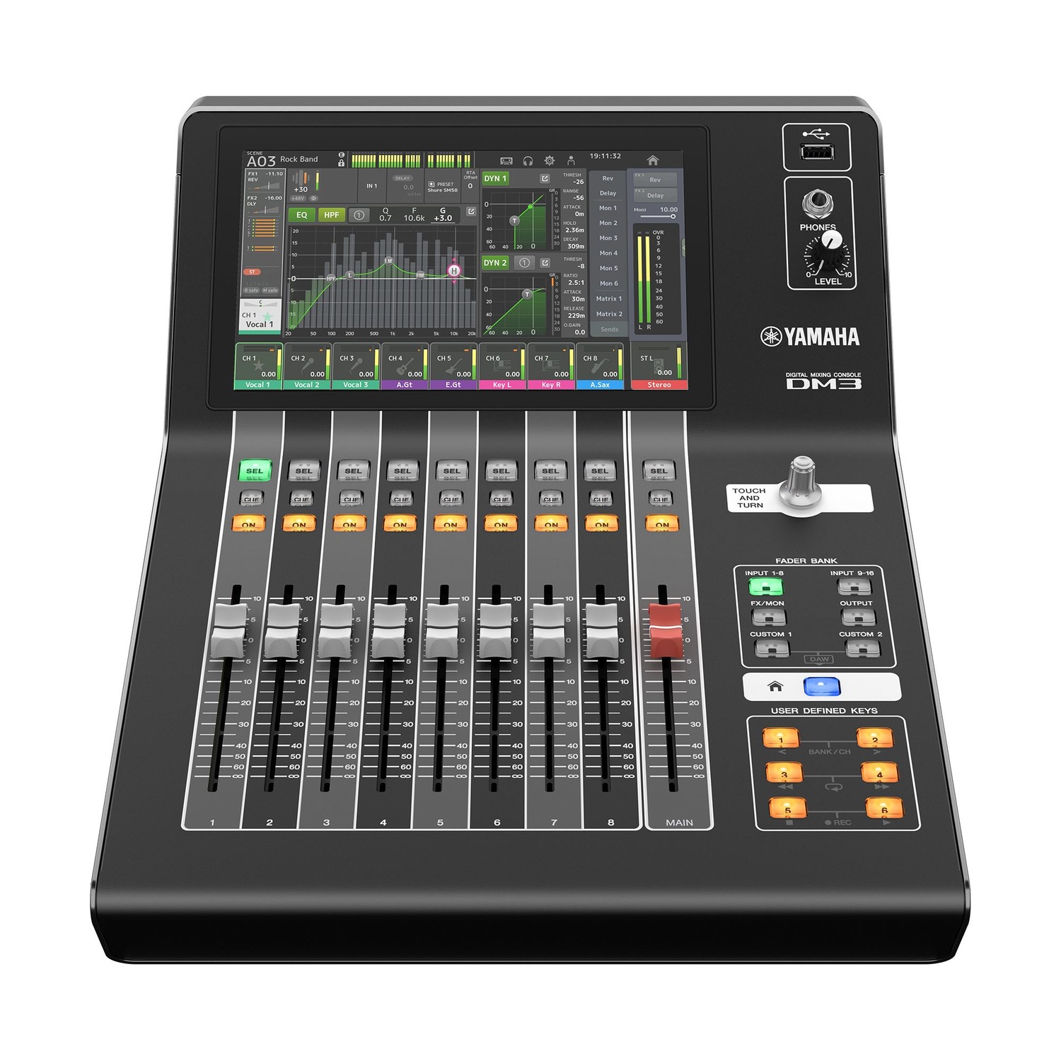 Yamaha DM3-D, Digital Mixing Console, Dante