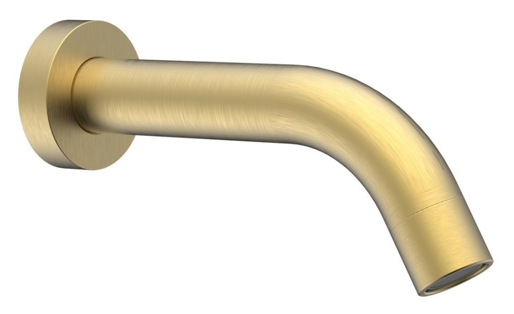 SAPHO - Nástenná výtoková hubica, 174mm, zlato mat BO519
