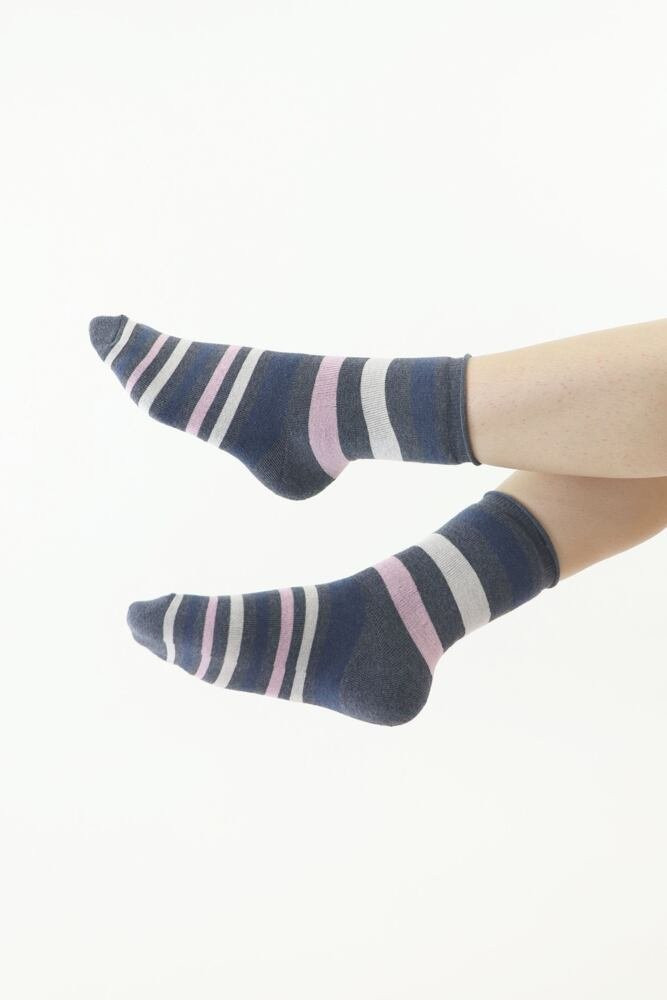 Thermo ponožky Stripe šedé s pruhmi šedá 35/38