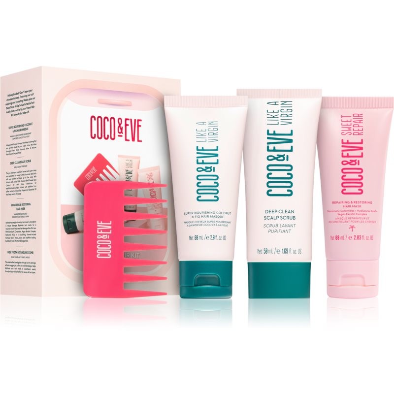 Coco & Eve Travel Hair Kit cestovná sada (na vlasy )