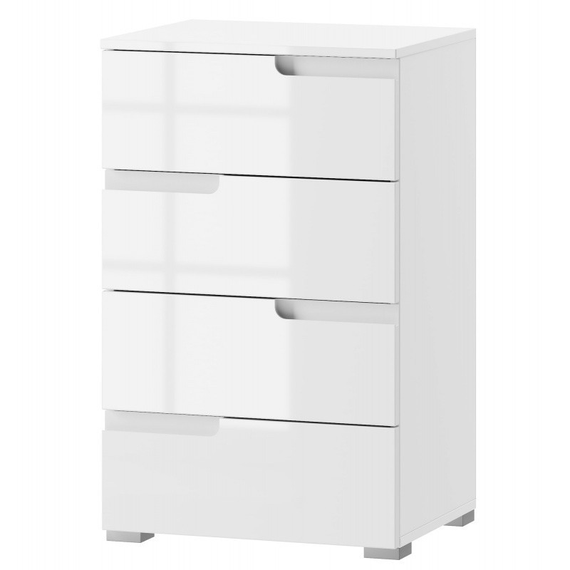 Komoda Selene 2 50 cm bílá mat/lesk