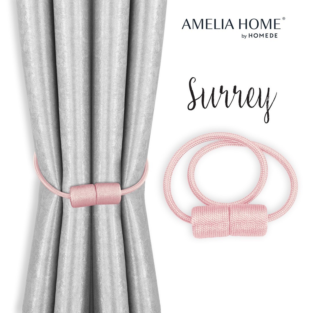 Sada úvazů na závěs SURREY 2 ks pudrově růžová
