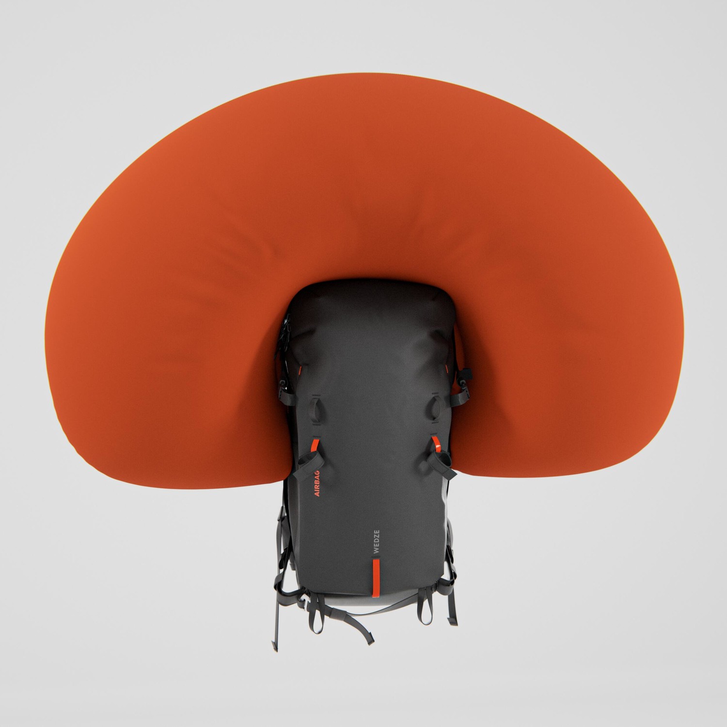 Lavínový batoh Airbag Freeride 30 litrov čierny