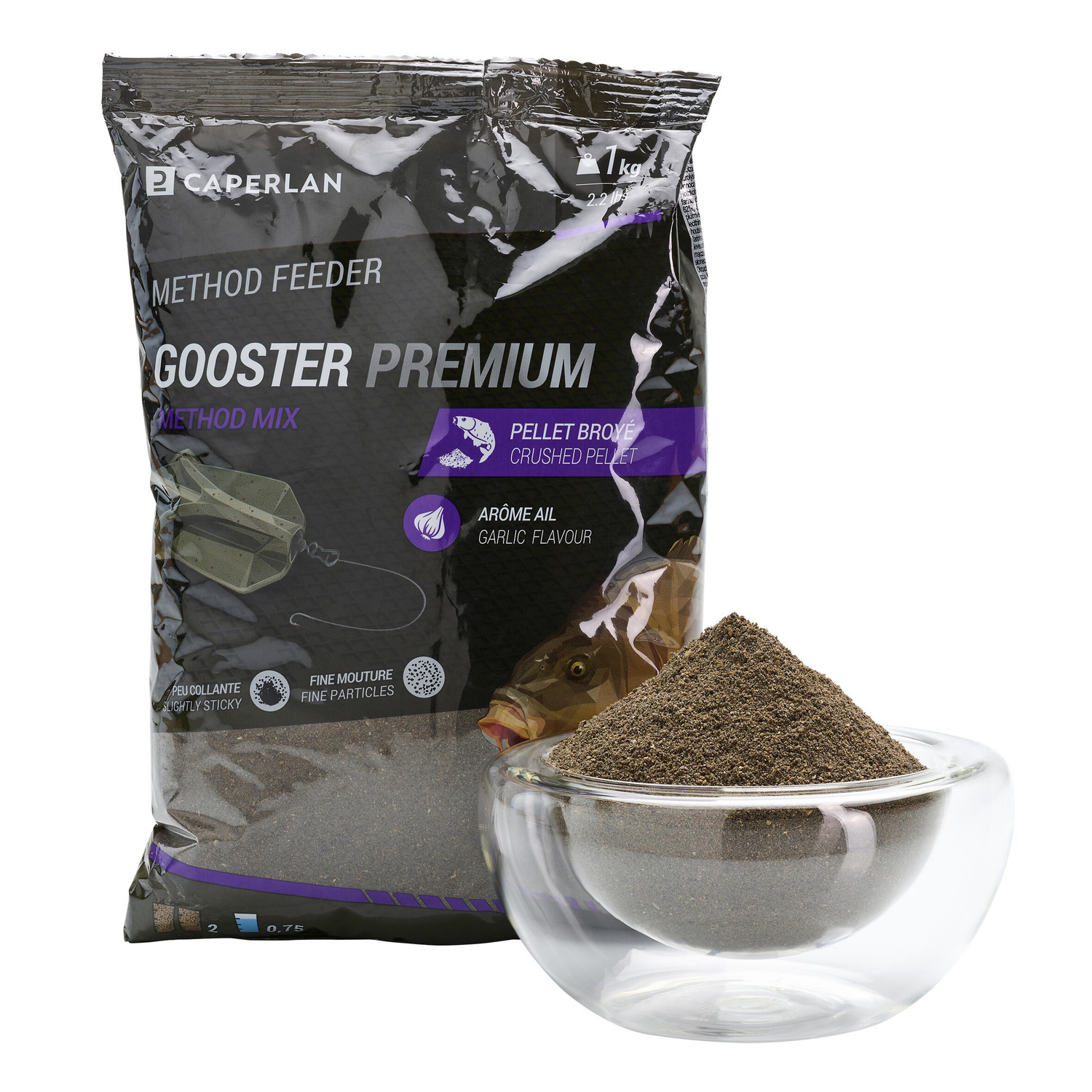 Krmivo Gooster Premium Method Mix cesnak 1 kg