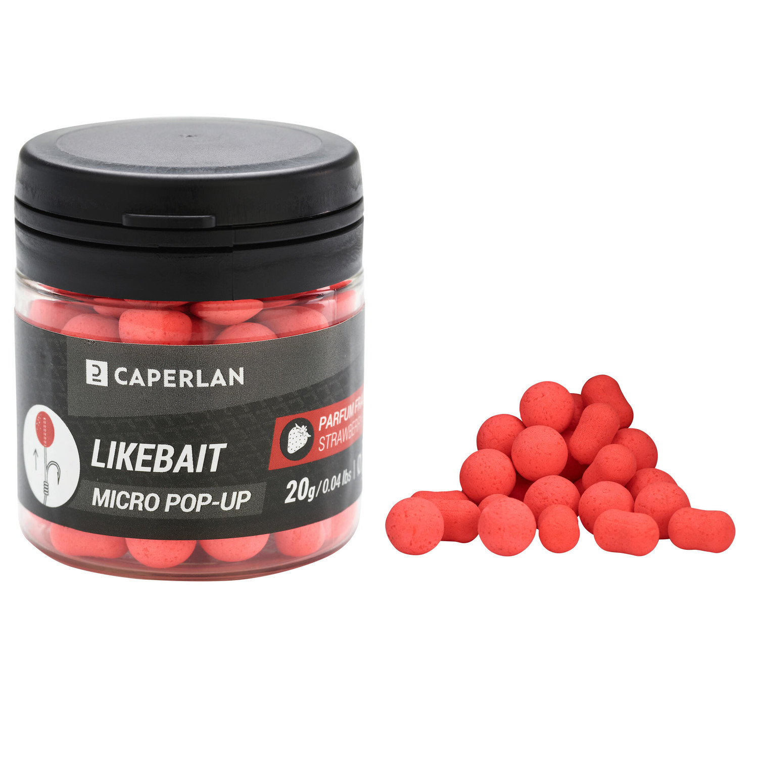 Plávajúce mikroboilies Likebait pop up jahoda 20 g