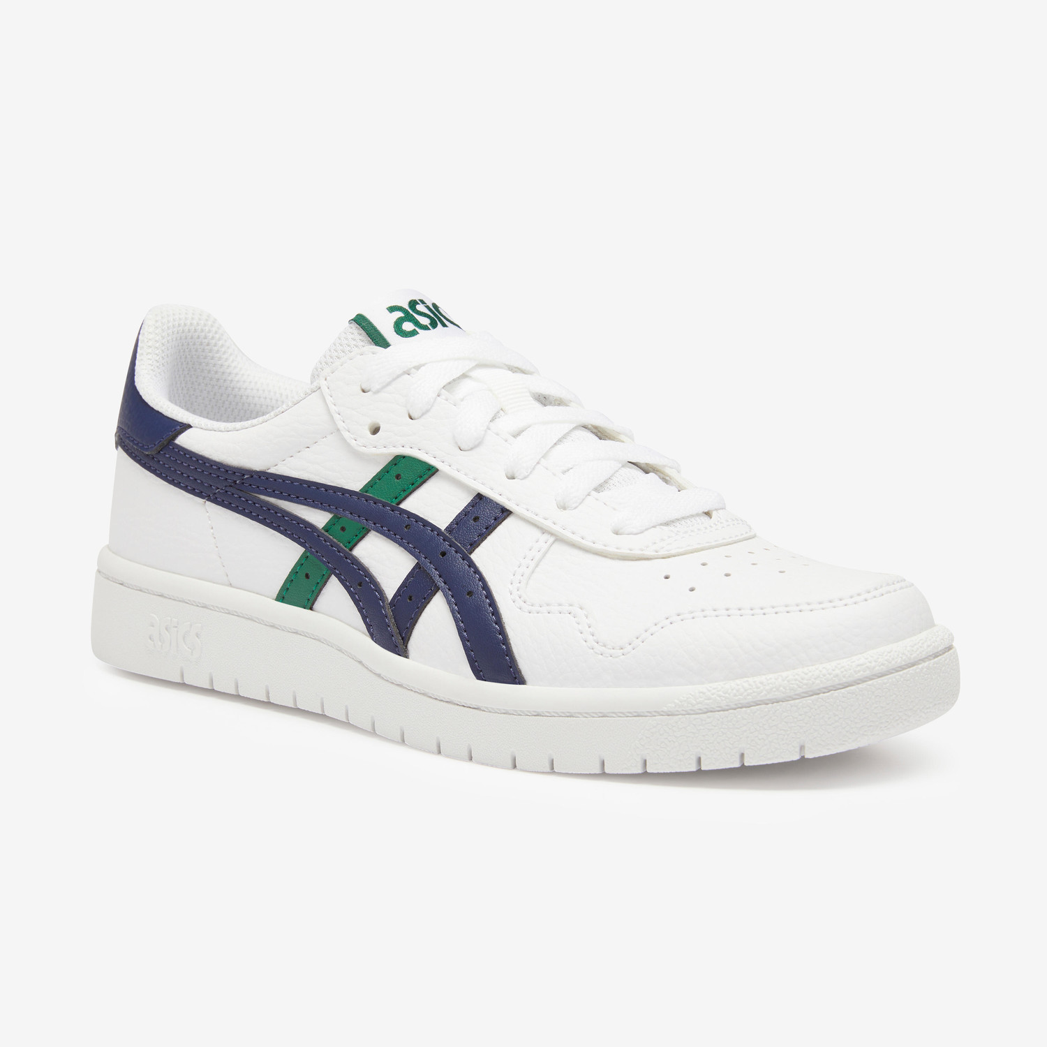 Detská obuv Asics Japan so šnúrkami modro-zelená