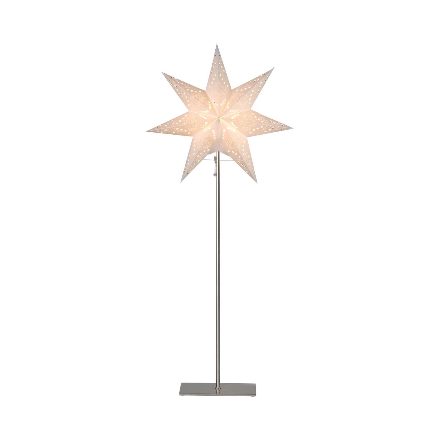 Stojacia hviezda Sensy mini, výška 83 cm, krémová