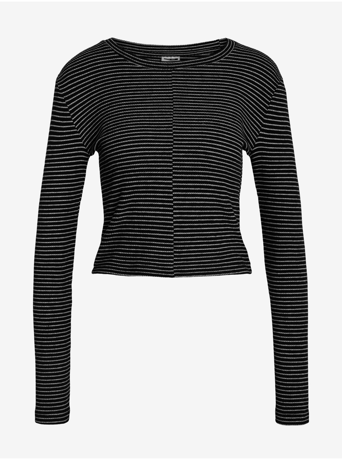 Black Women's Striped Long Sleeve T-Shirt Noisy May Posy - Women