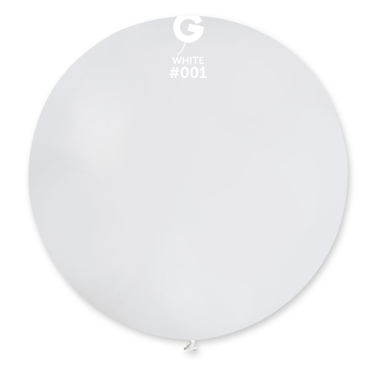 Gemar Balón s textom - Biely 80 cm