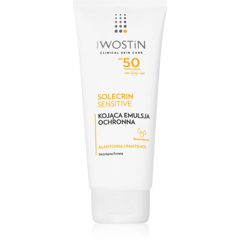 Iwostin Solecrin ochranná emulzia pre citlivú pleť so sklonom k začervenaniu SPF 50 100 ml